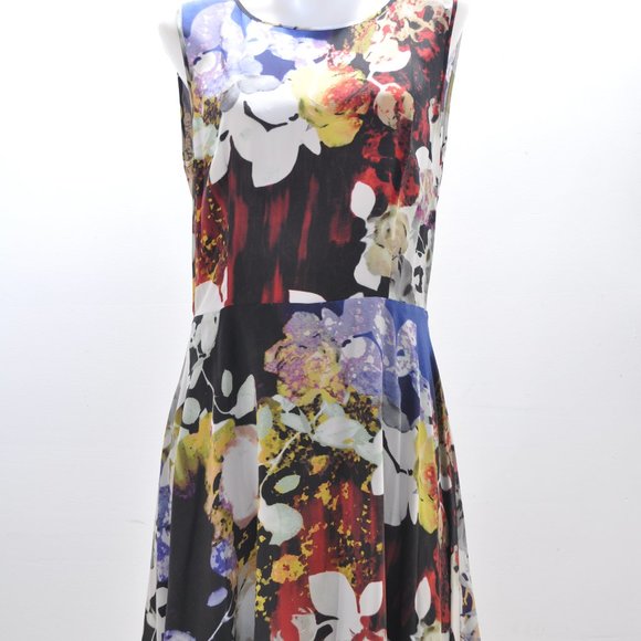 Silk Rachel Roy floral fit and flare dress - Picture 2 of 6